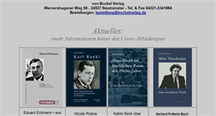 Desktop Screenshot of bockelverlag.de